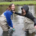 Contributed photo/Jenny Roberts                                Students doing field work.