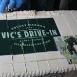 Staff photo/Hayley Day                                The cake for the 60th-anniversary celebration.