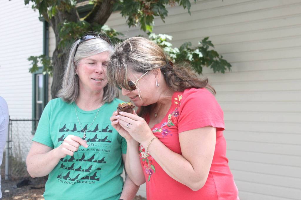 Staff photo/Heather Spaulding Jenny Atkinson and Brenna Wood.