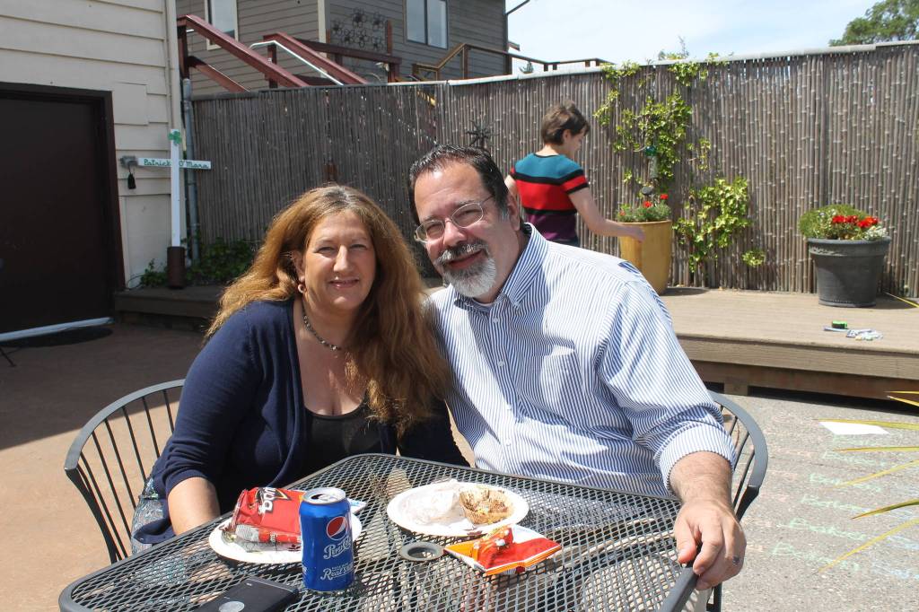 Staff photo/Heather Spaulding Islanders Steve and BJ Brandli.