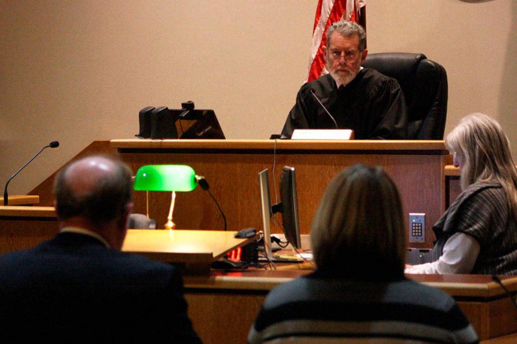 Staff photo/Hayley Day                                Kelsey Lee ODay, 27, of Friday Harbor originally pleaded not guilty to child rape in the third degree on Dec. 14, 2017.