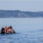 Contributed photo                                A scene from the Power Paddle to Puyallup.