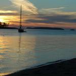 Staff photo/Cali Bagby                                A boat moored at Clark Island Marine State Park.