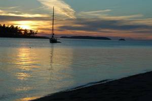 Staff photo/Cali Bagby                                A boat moored at Clark Island Marine State Park.