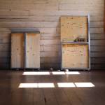 Staff photo/Hayley Day                                Work by Duane Linklater, an Omaskêko Cree artist, at English Camp.