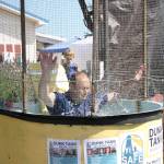 Staff photo/ Colleen Smith                                Saturday: Jan Andersons Splish Splash Krebs is Taking a Bath.