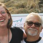 Staff photo/Heather Spaulding. Volunteers celebrate the centers opening.