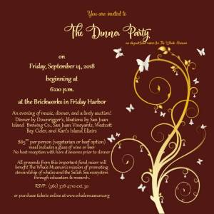 Dinner for the Whale Museum