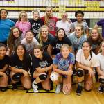 Staff photo/Tate Thomson                                Front row (l-r): Ella Mason, Eva Sanabria, Magally Aguayo, Rachelle Cruz, Ashley Lawson, Olivia Meenan, Olivia Germain, Katie Beyer.                                Middle row (l-r): Isabella Valdez, Liz Cruz, Aiden Haines, Melanie Quiroz, Siri Lindstrum, Katy Kulseth, Annika Janson.                                Back row (l-r): Nadine Varsovia, Marcella Kirkland, Rachel Starr, Zoe Wegemer, Stella Parsons, Christa Niyeze, Derek Smith.