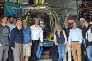 Research submarine arrives at Friday Harbor