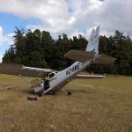Contributed photo/Norris Palmer                                The crashed plane on Sept. 12.