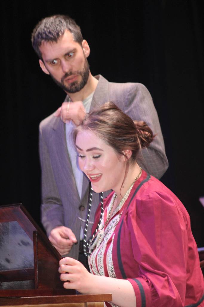 Staff photo/Heather Spaulding.                                 Essine Kilpatrick-Boe as Henrietta Leavitt.