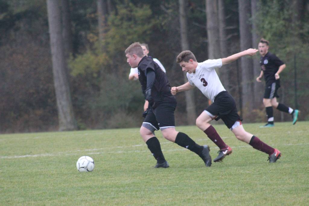Staff photo/Heather Spaulding                                Vikings face Lopez Lobos.