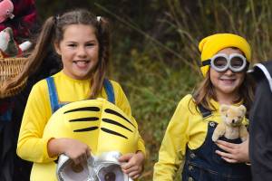 Witches, hot dogs and dinosaurs galore | Halloween costume parade