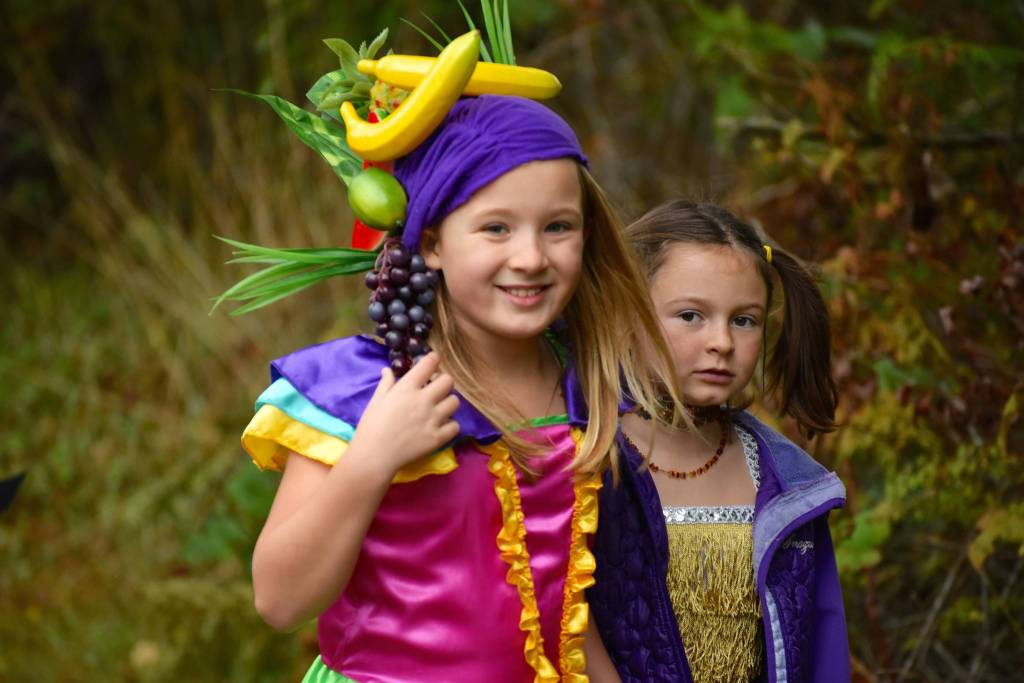 Staff photo/Tate Thomson                                Students and staff on parade.