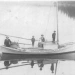 Contributed photo                                Edourd and Lena Thomas Graignic family on the City of Paris in Friday Harbor, about 1885.