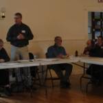 Staff photo/Hayley Day                                Attendees at the San Juan Island forum.