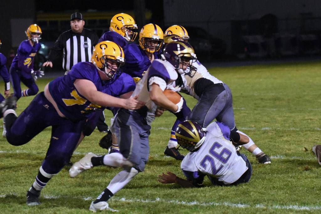 Contributed photo/John Stimpson                                Wolverine Kyson Jackson runs for yards.