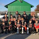 Contributed photo/Shawn Kleine                                The junior Tigers celebrate their perfect season.