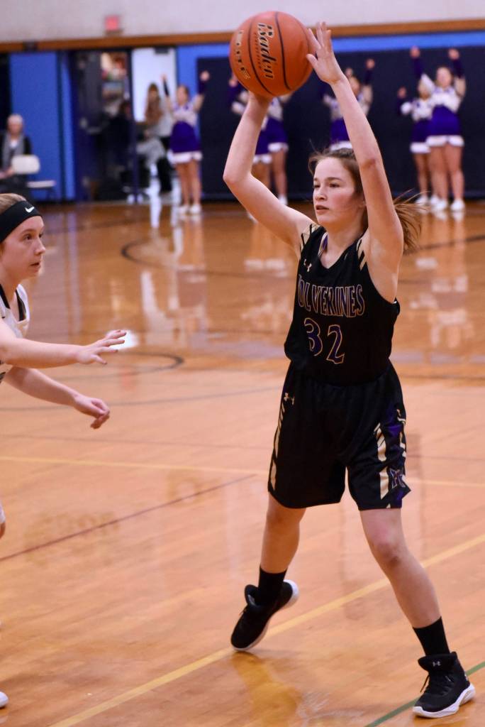 Contributed photo/John Stimpson                                Fallon Taylor set up the offensive play.