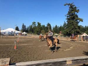 Contributed photo/San Juan County                                An equestrian rides at the county fairgrounds.
