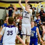 Contributed photo/John Stimpson                                Kyle Mapstead continues the scoring drive with 2 more points.