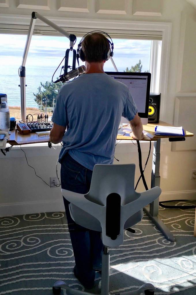 Contributed photo/Lodie Budwill. Alan Budwill in his studio.