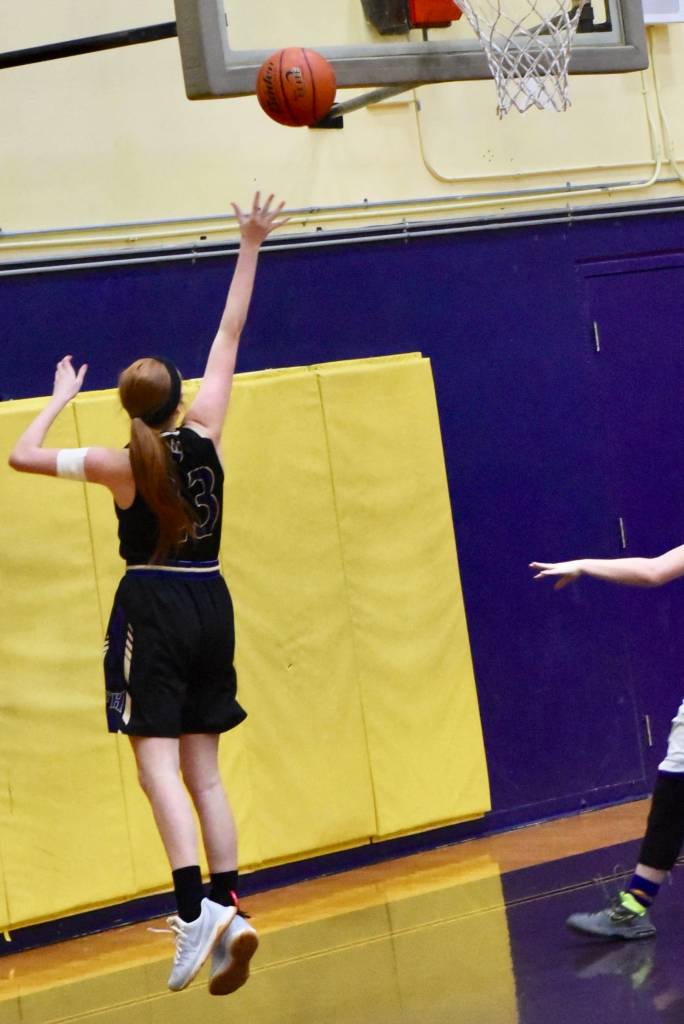 Contributed photo/John Stimpson                                Piper Taylor lays up for 2 points.