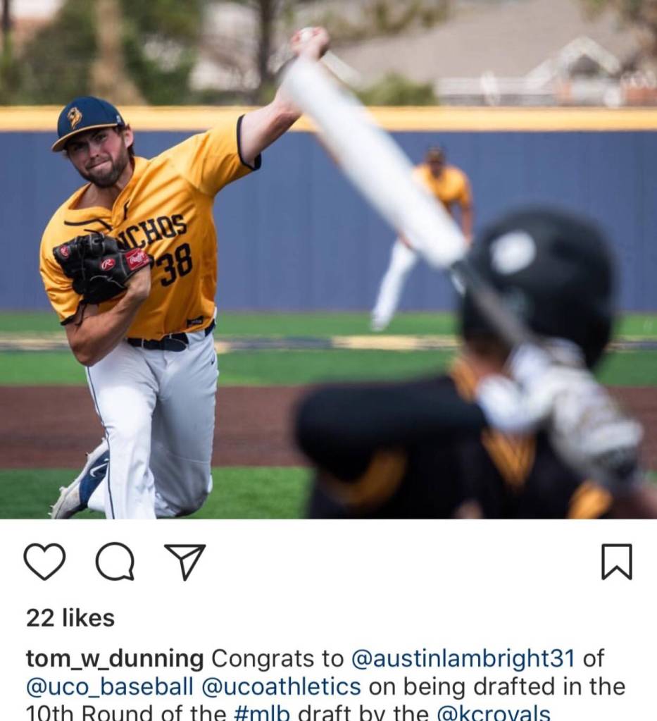 Contributed photo. Austin Lambright for the Royals.