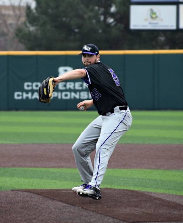 Staff photos/Heather Spaulding                                Top left: Brandon Lambright. Top right: Austin Lambright                                Contributed photos                                Middle: Brandon Lambright winds up a pitch. Bottom: Austin Lambright signs on with the Royals.