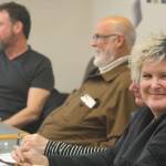 Staff photo/Hayley Day                                The districts interim superintendent Kari McVeigh smiles at the Jan. 9 meeting.