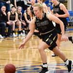 Contributed photo/John Stimpson                                Tori Polda on a fast break to the basket.