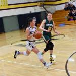 Contributed photo/John Stimpson                                Ava Hoffman on her way to the basket.
