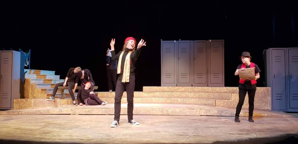 Contributed photo/San Juan Community Theatre                                Students practice the play.