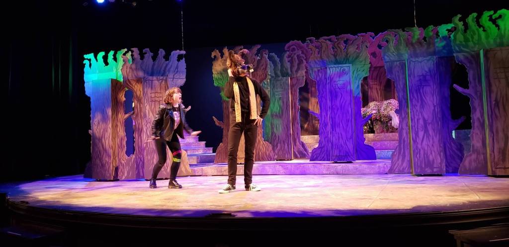 Contributed photo/San Juan Community Theatre                                Students practice the play.