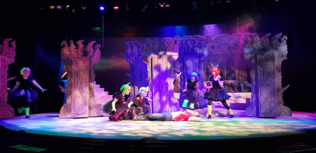 Contributed photo/San Juan Community Theatre                                Students practice the play.