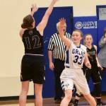 Leah Black shoots one of her many 3-pointers.