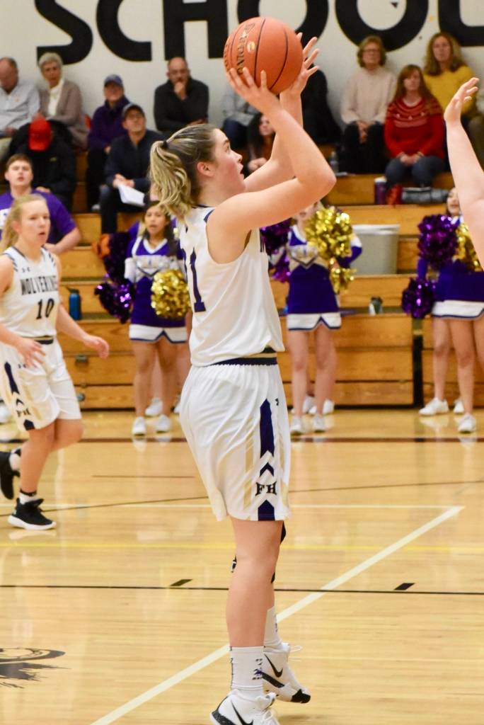Bailee Lambright with a jump shot for two points.