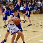 Ty Anderson drives toward the basket. / John Stimpson photo