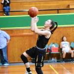 Ava Hoffman lays up another basket for two points. / John Stimpson photo