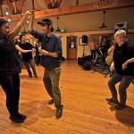 Staff photo/Tate Thomson                                Islanders danced to the sounds of River Rye at the 2019 Summit Hoedown.