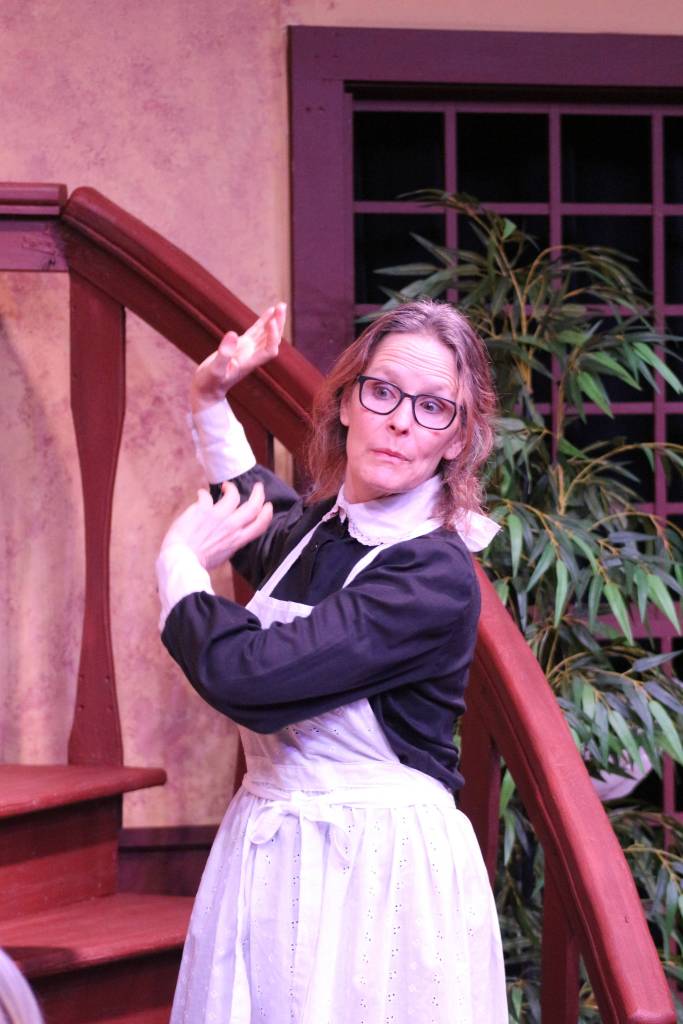 Staff photo/Heather Spaulding. Shannon Kelley as Bridget.