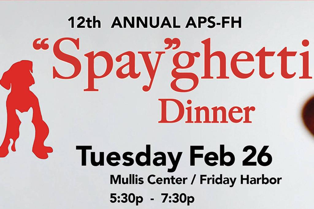 ‘Spay-Ghetti’ dinner, Feb. 26