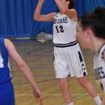 John Stimpson photo / Leah Black with jump shot and two points.