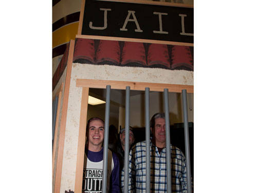 Annual high school seniors VS staff basketball game fundraiser