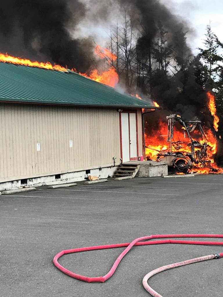Fire destroys Friday Harbor commercial building