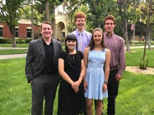 Contributed photo: 2018 OPALCO Delegates at the College of Idaho. Left to Right; Arlo Harold, Aida Must, Zach Fincher, Natalie Meenan, Henry Miller