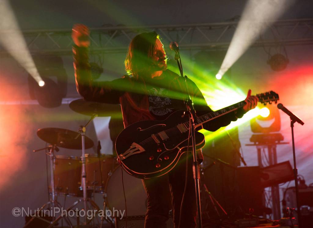 Contributed photos/Nutini Photography                                Kurt Bauman, lead singer of The Burned, performing.