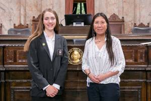 Legislative page Ela Angevine