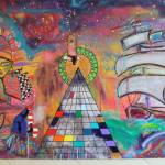 Staff photo/Heather Spaulding. Work by Joe Wright.